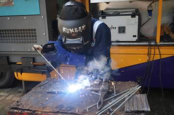 10 Warga Cijantung Ikuti Pelatihan Las MTU PPKPI Pasar Rebo